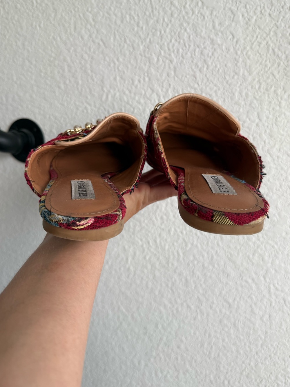 Steve Madden Musk Brocade Mules sz: 9.5 - Picture 7 of 10